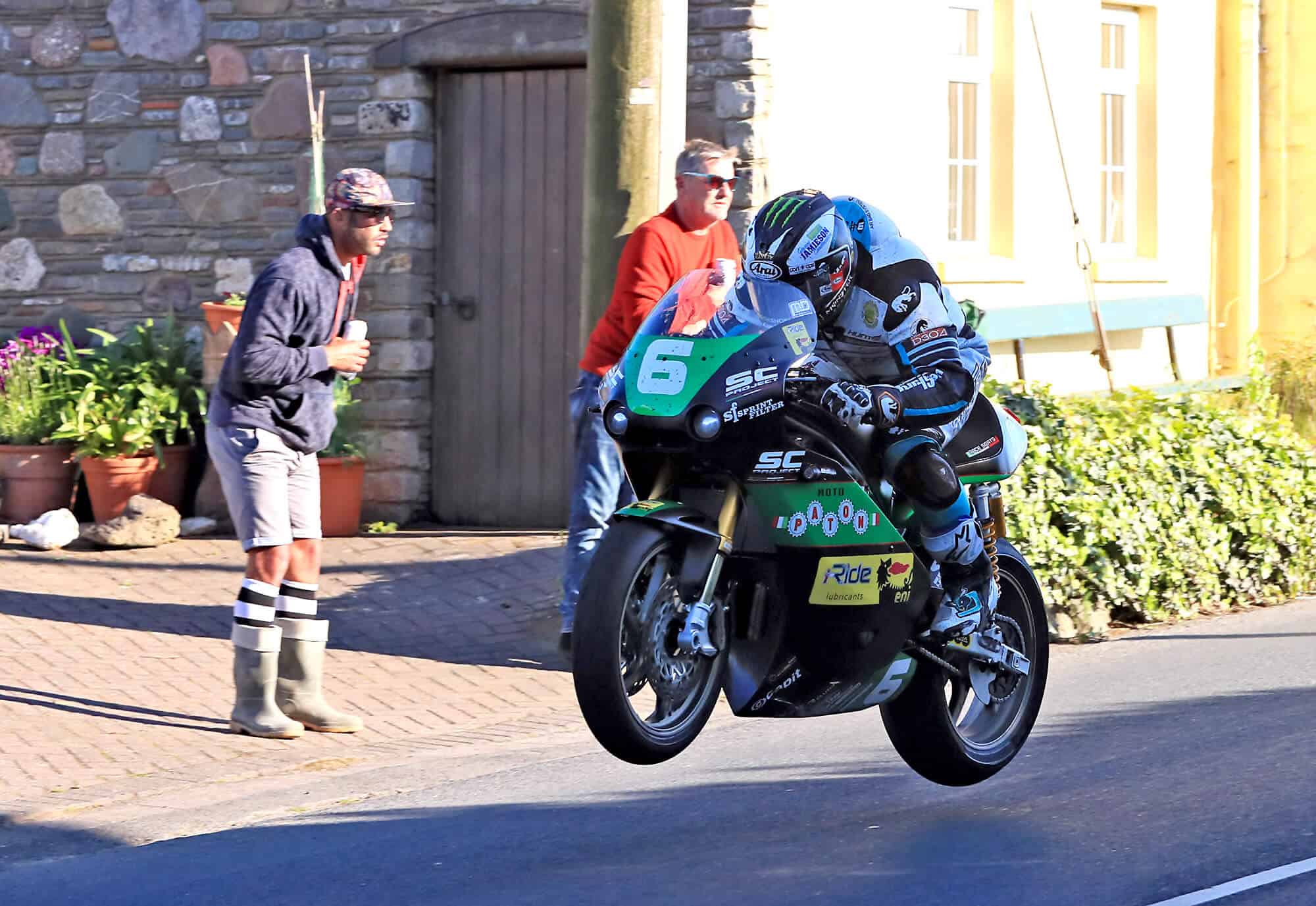 Michael Dunlop during the 2019 Lightweight TT
